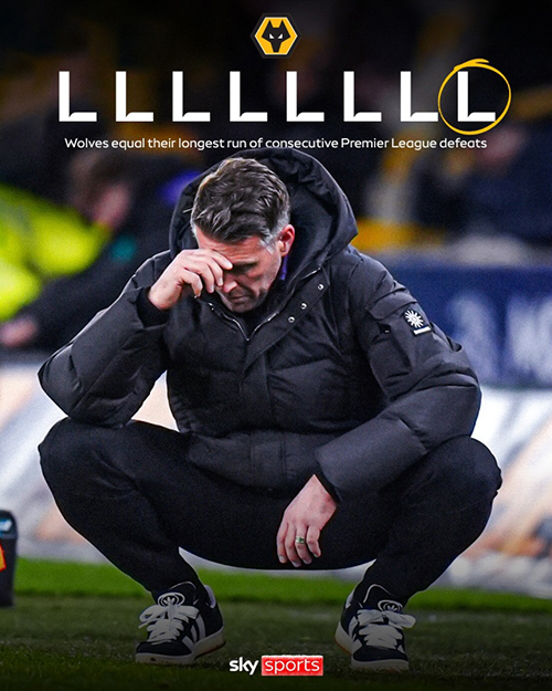 狼队“死亡赛程”来了：17轮仅2分垫底，下周两碰<a href=/zuqiubofang/manlian/ target=_blank class=infotextkey>曼联</a>+再踢枪手<a href=/zuqiubofang/liverpool/ target=_blank class=infotextkey>利物浦</a>