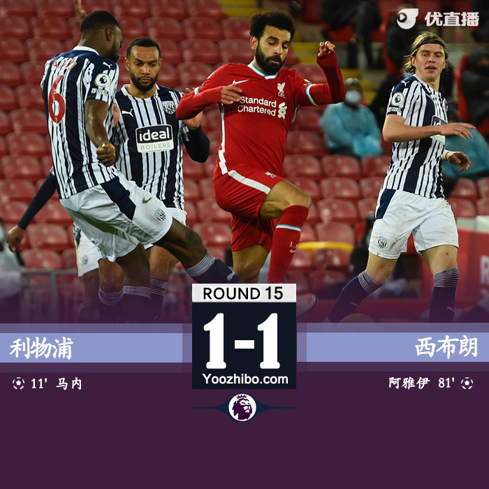 <a href=/zuqiubofang/liverpool/ target=_blank class=infotextkey>利物浦</a>1-1西布朗